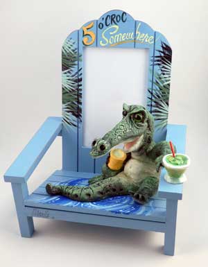 Alligator Photo Chair
