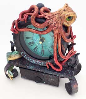 Octopus Table Clock