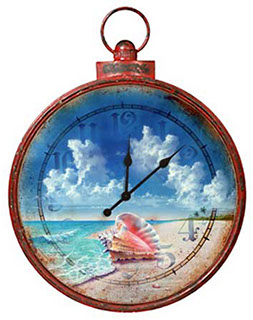 Queen Conch Stopwatch Clock for the Wall